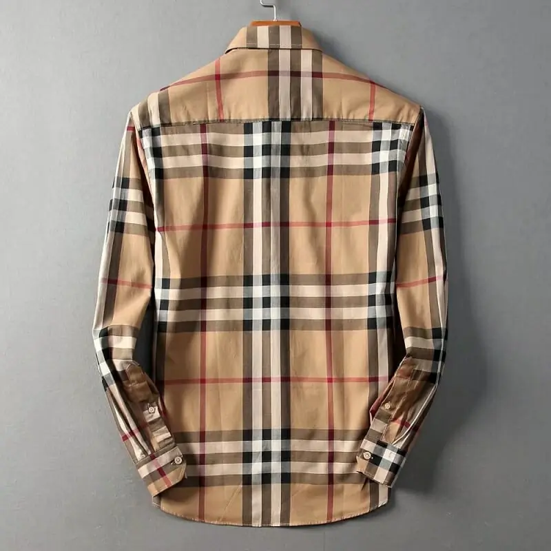 burberry chemises manches longues pour homme s_11a21a11